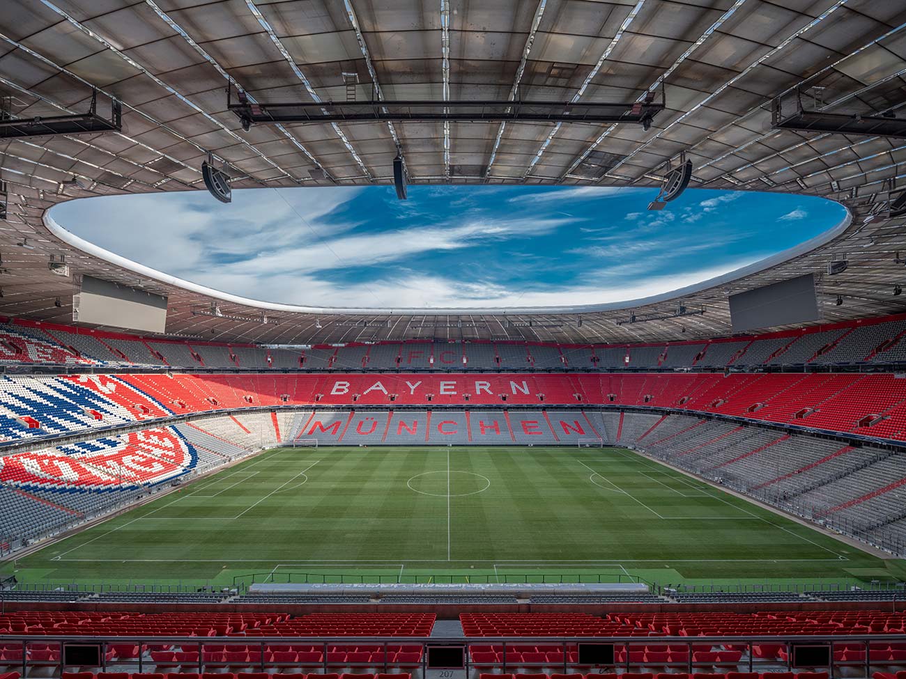 Ansicht Allianz Arena München